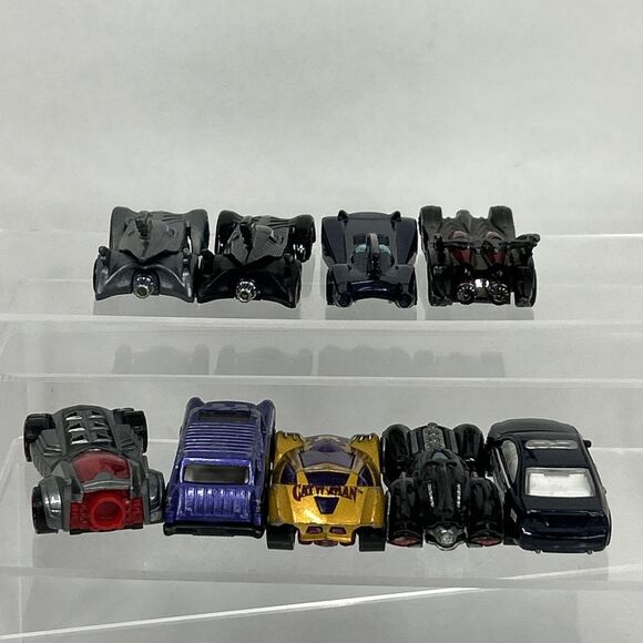 Hot Wheels Batmobile Lot Batman Forever Gotham Police Catwoman Penguin - Picture 7 of 8
